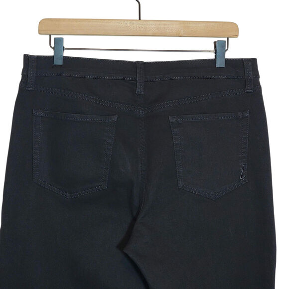 Style & Co Black Boot Leg Denim Jean Bootcut High Rise Classic Stretch Fit 12 - Picture 7 of 14